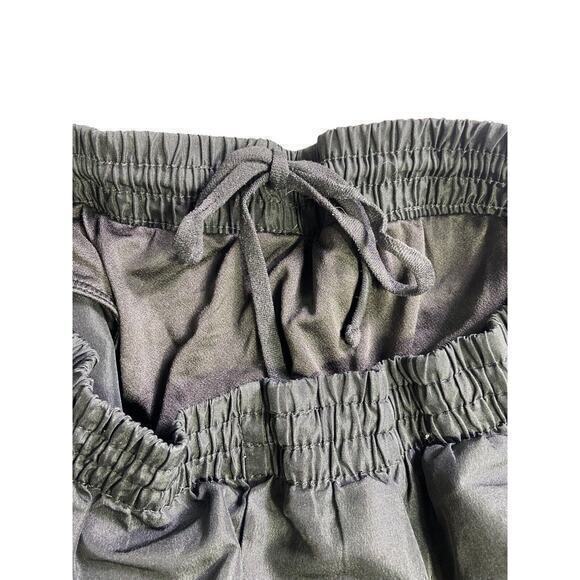 Danskin Jr Teen Girls Black Athletic Shorts Stretch Waist Drawstring Size M 8/10 - Picture 4 of 9